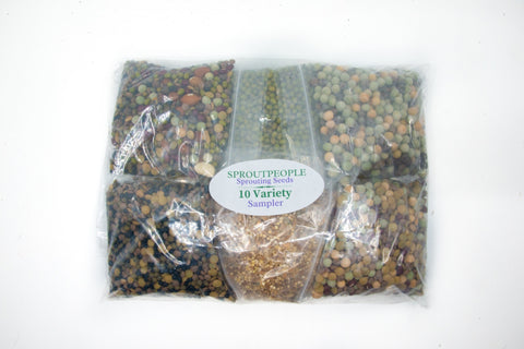 Sprouting Seed Sampler - 10 Variety
