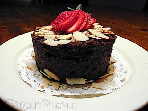 Chocolate Sprouted Almond Torte or Balls