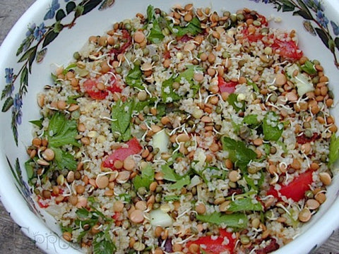 Lentil Bulgur Salad