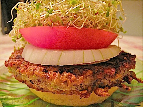 Sprouted Bean Burgers