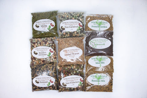 Sprouting Seed Sampler - 10 Variety